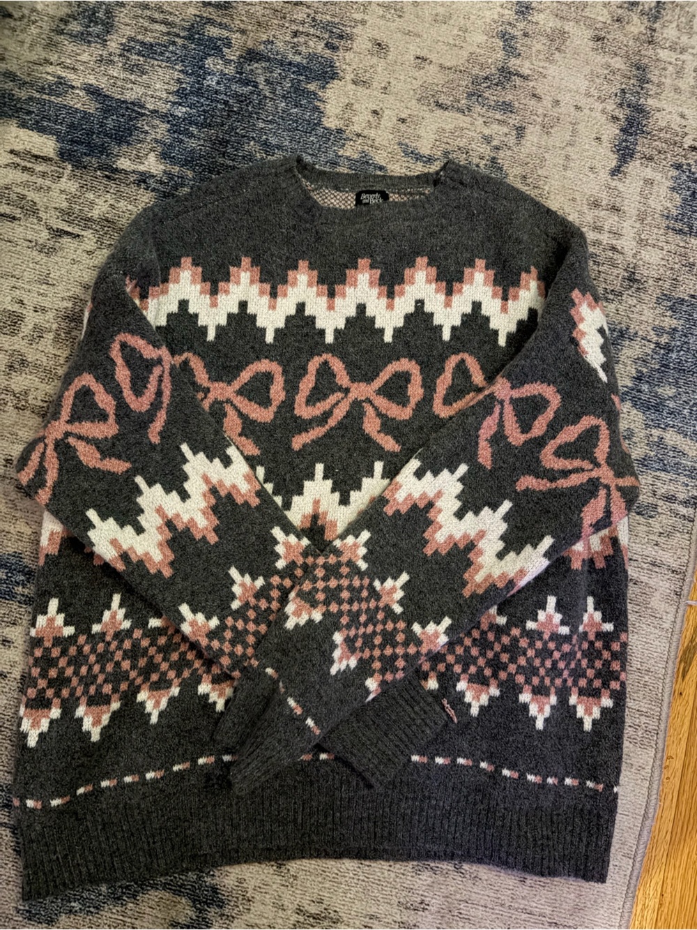 Beverly and Beck bow sweater